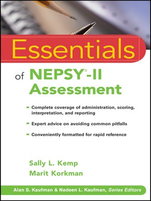 cover image of Essentials of NEPSY-II Assessment